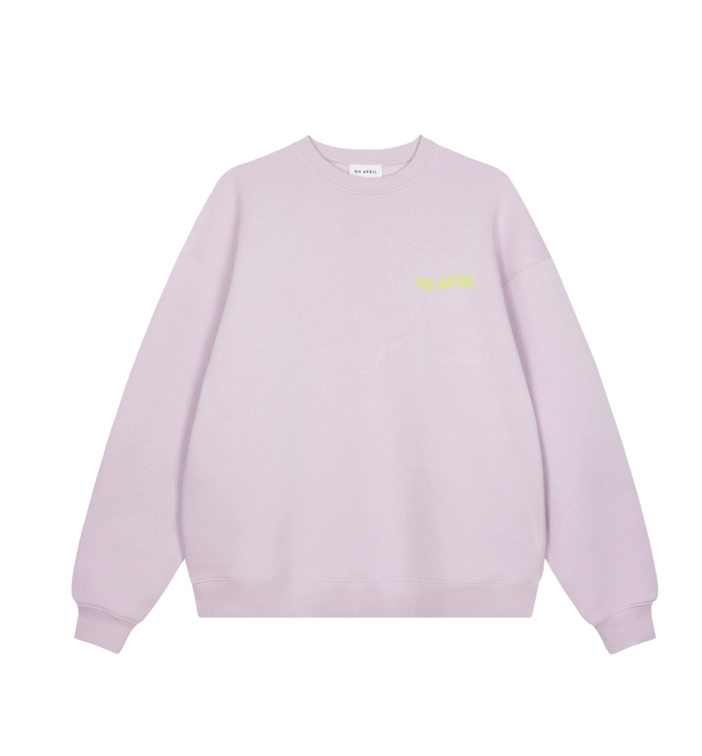OH APRIL Oversized Sweater „Distance Call“ - Lila
