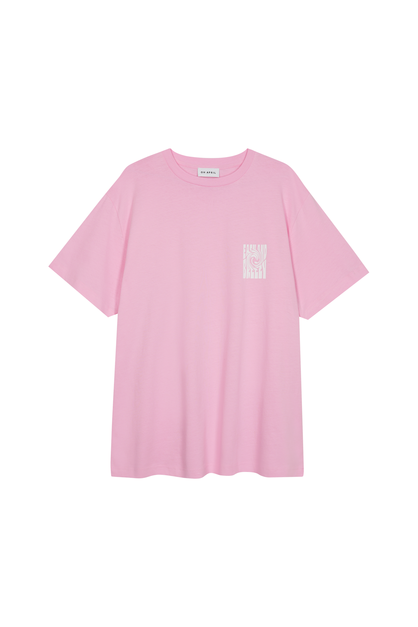 OH APRIL Boyfriend T-Shirt „Breezy“ - Blush