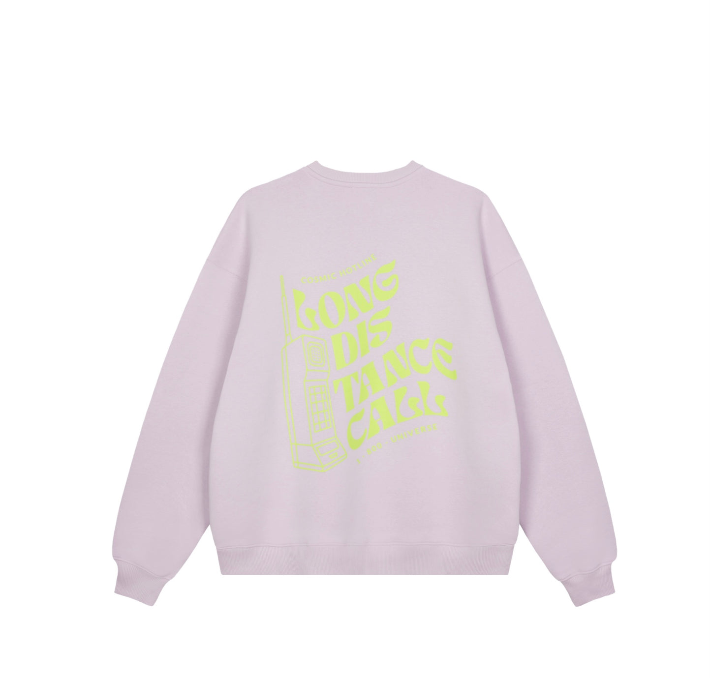 OH APRIL Oversized Sweater „Distance Call“ - Lila