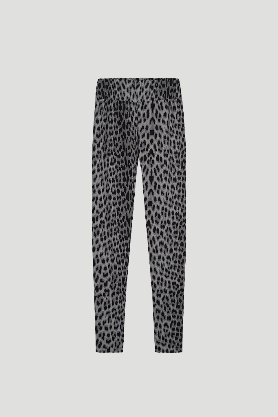 OH APRIL „Rita Leggings“ - Leo Print Grau