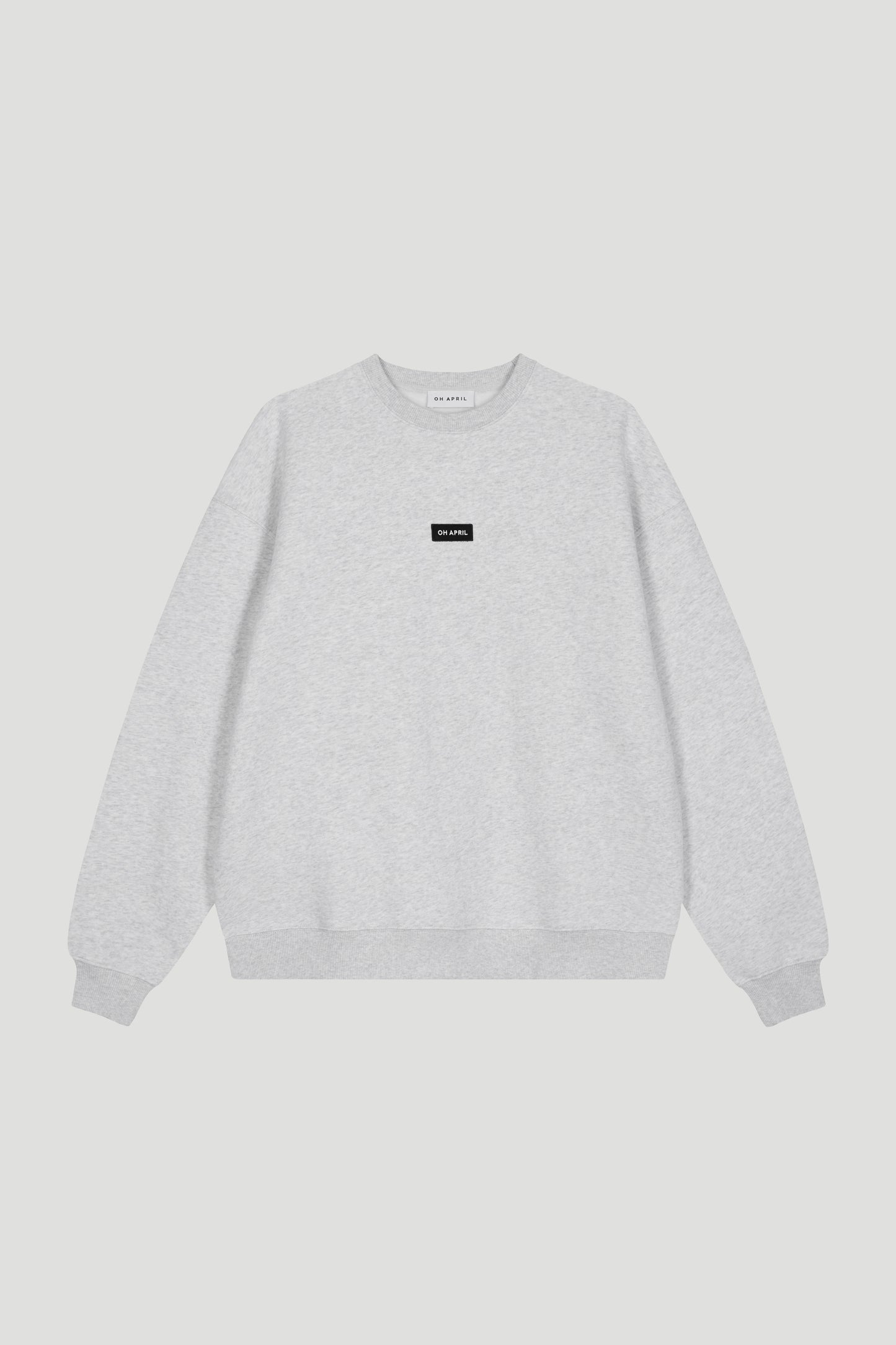 OH APRIL Essentials Oversized Sweater - Grau