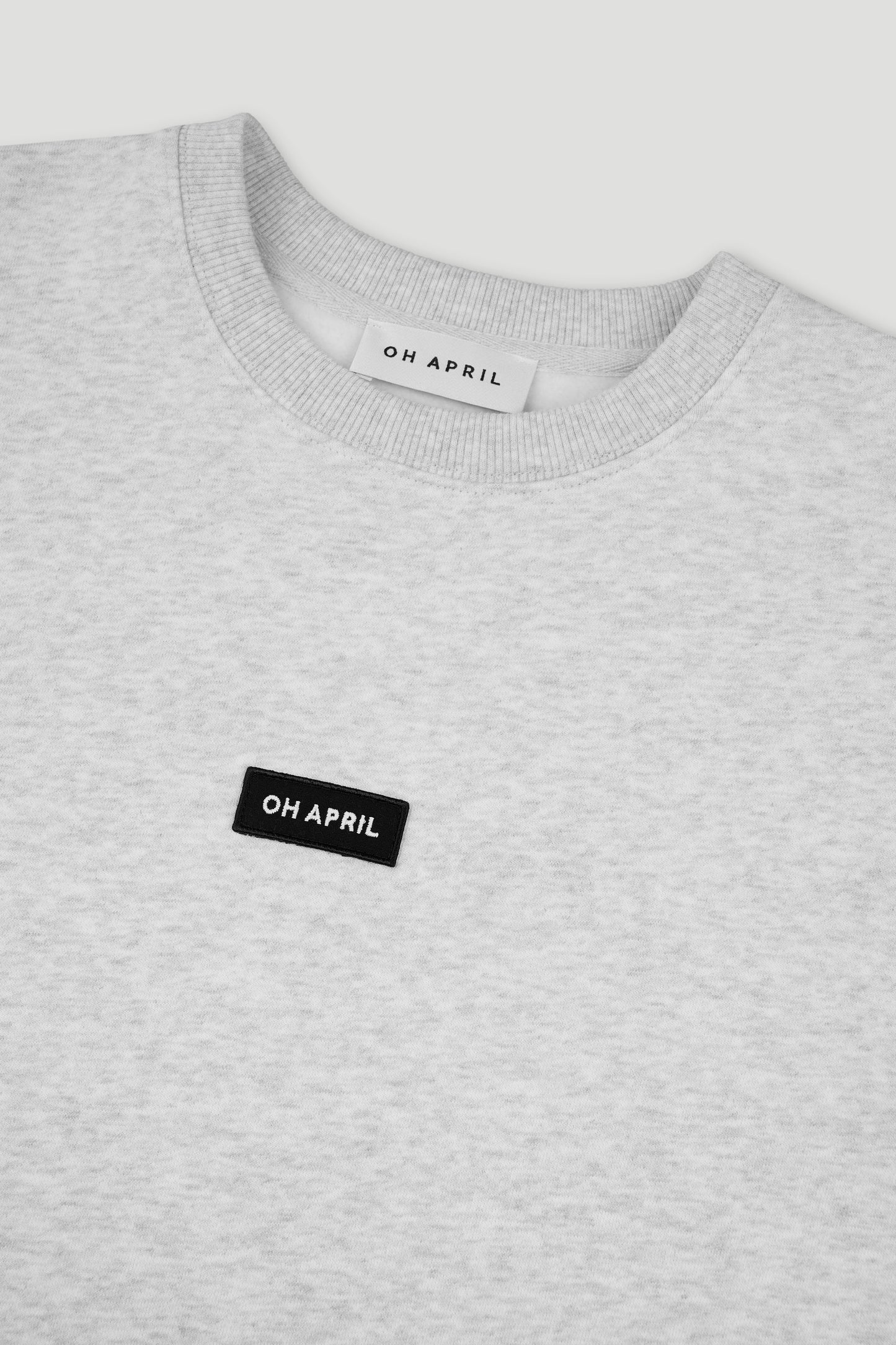 OH APRIL Essentials Oversized Sweater - Grau