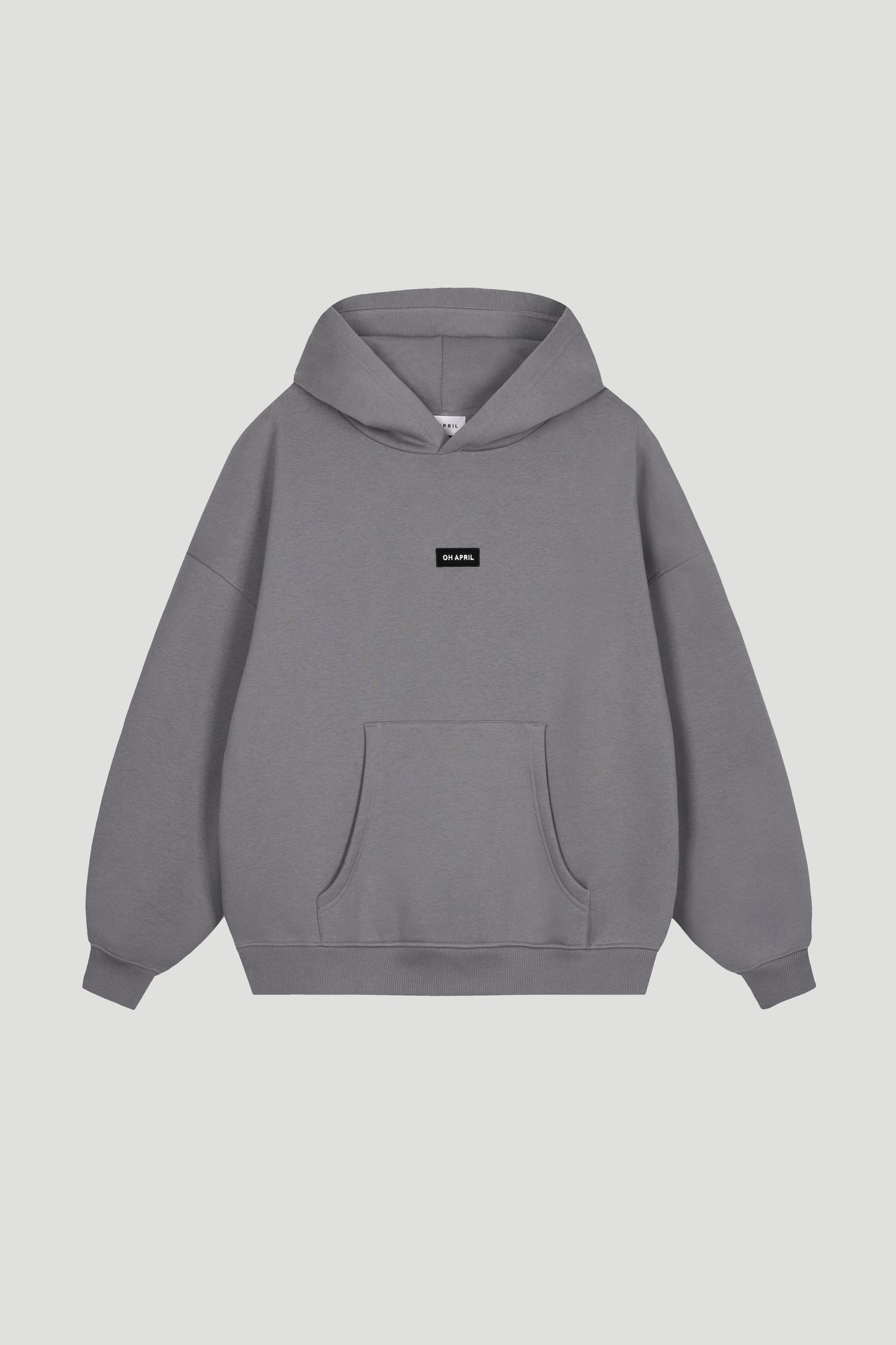 OH APRIL Essentials Boyfriend Hoodie - dark grey