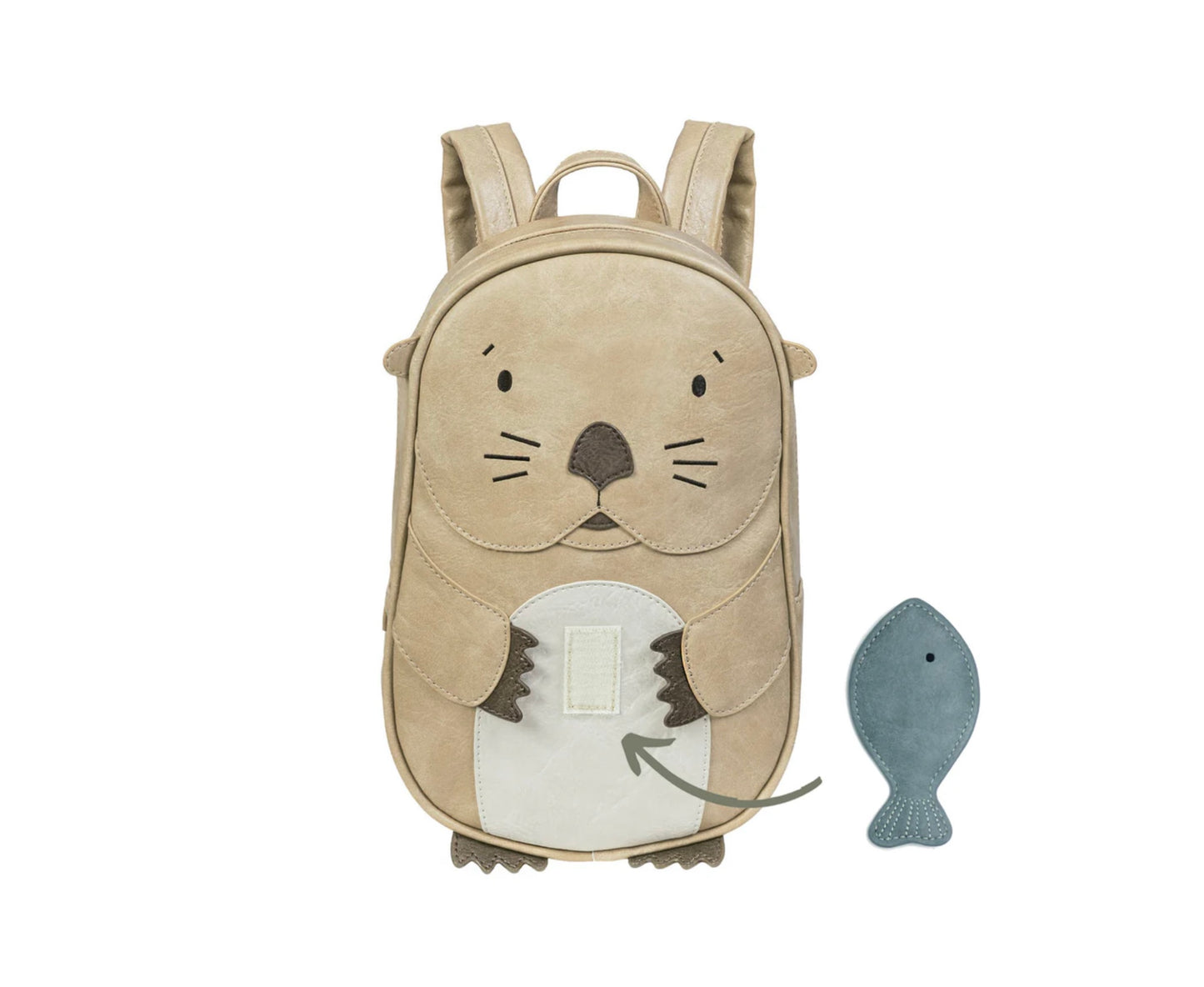 LITTLE WHO - Rucksack „Großer Otter Mathilda“