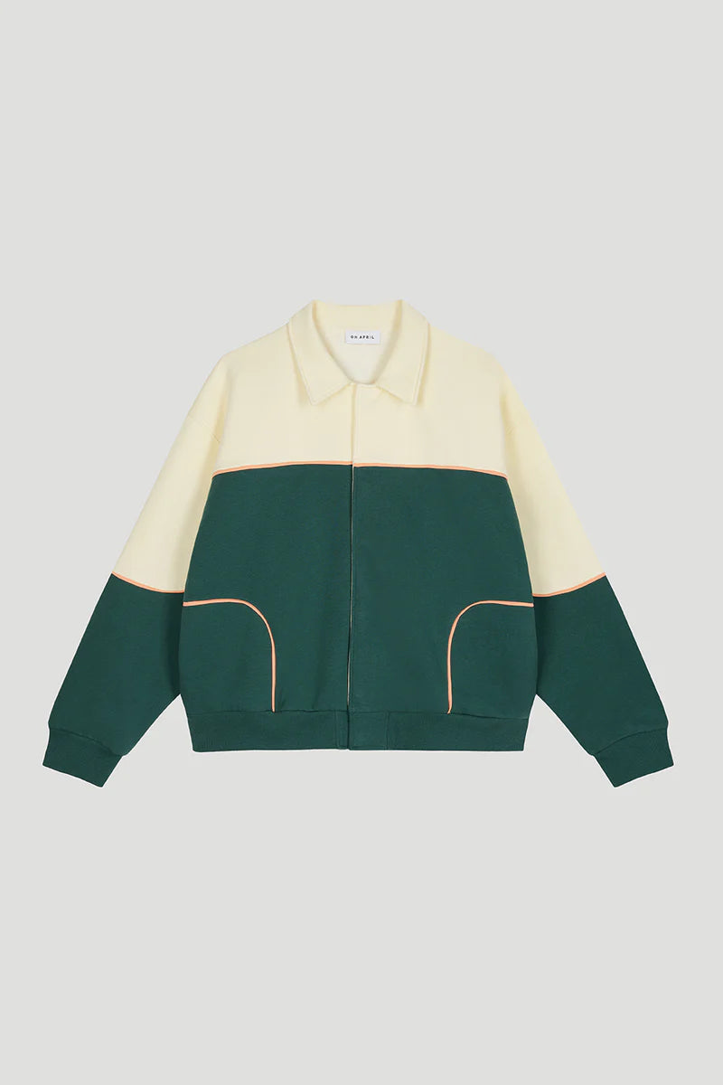 OH APRIL College Jacket „Retro“ - forest green
