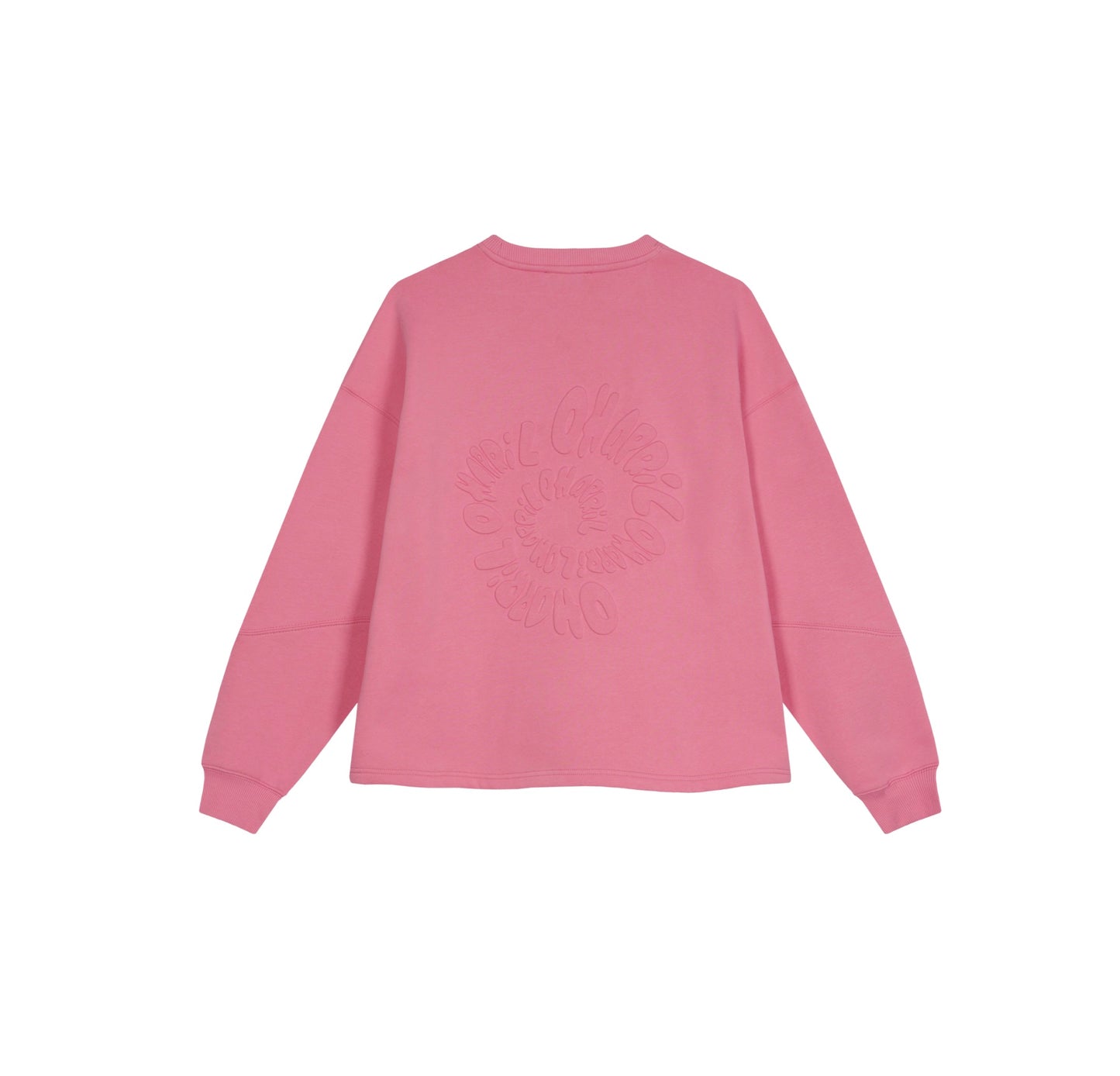 OH APRIL Oversized Sweater „Swirl“ - deep pink
