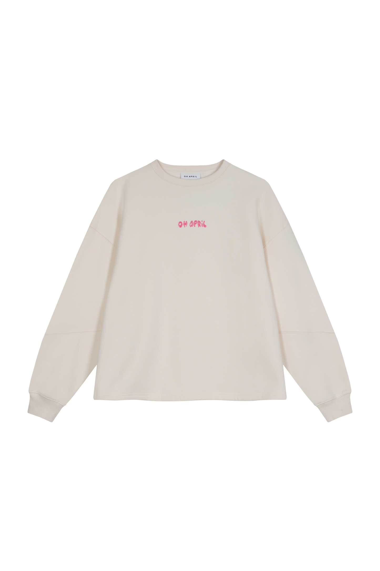 OH APRIL Oversized Sweater „Era Of Me“ - sand