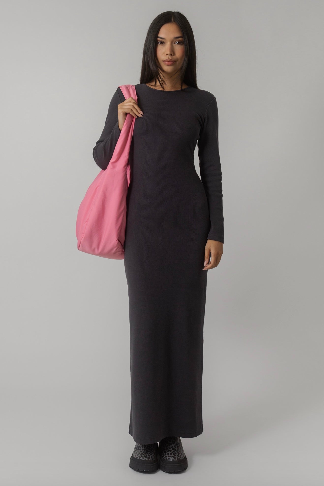 OH APRIL „Remy Bodycon Dress“ - dark iron