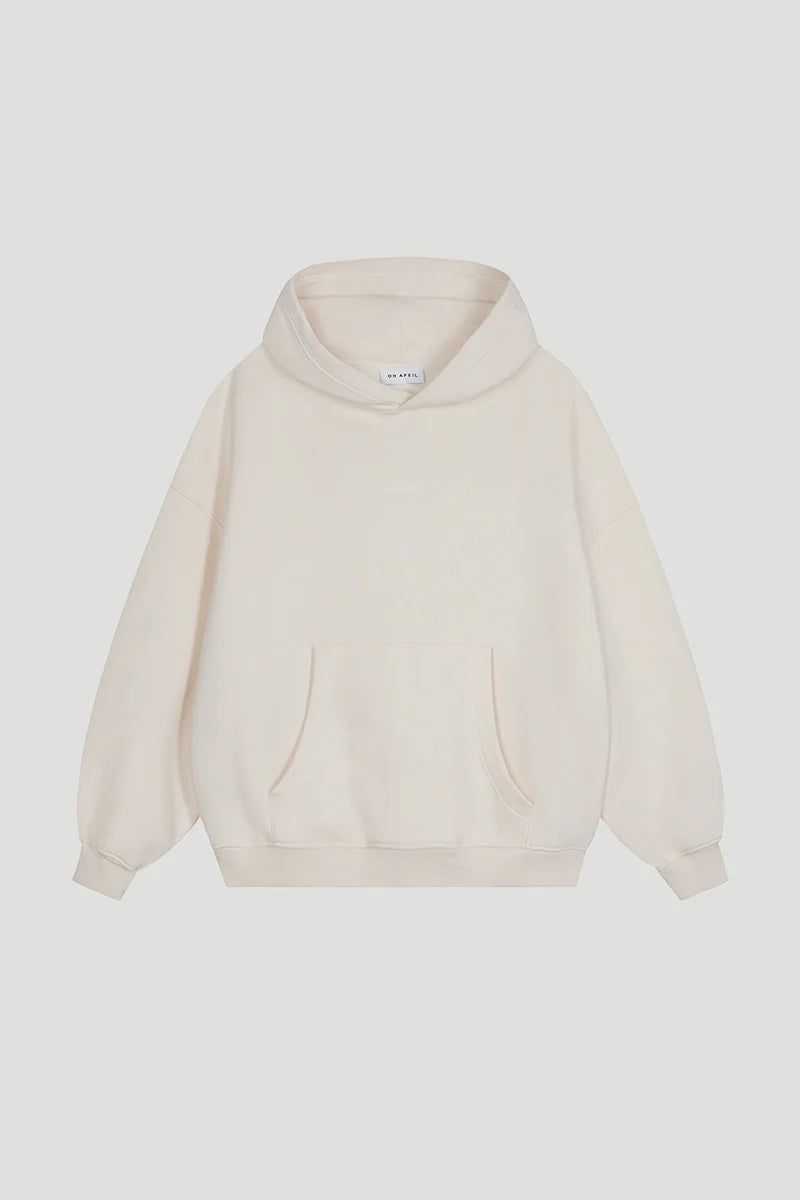 OH APRIL Boyfriend Hoodie - sand