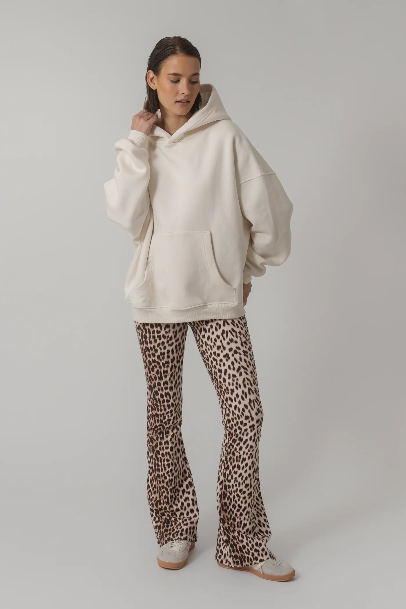 OH APRIL Boyfriend Hoodie - sand