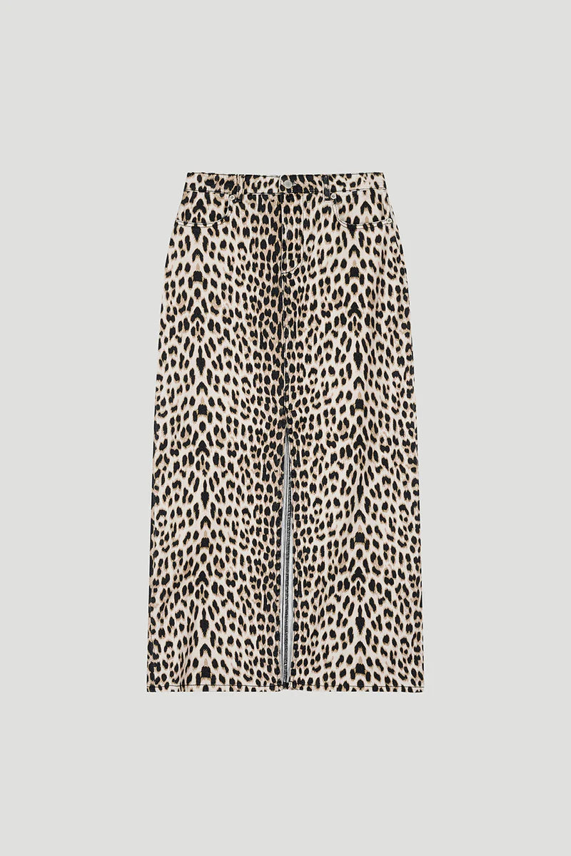 OH APRIL „ KAIA DENIM SKIRT“ - LEO