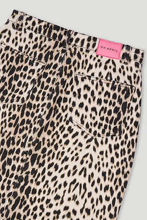 OH APRIL „ KAIA DENIM SKIRT“ - LEO