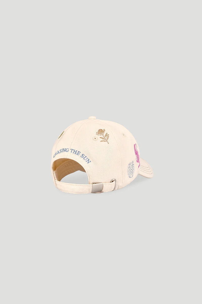 OH APRIL „ SCRIBBLE“ CAP - vanilla