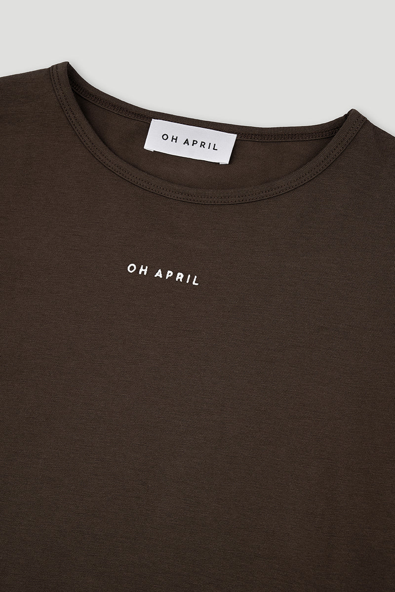 OH APRIL „ICA“ Longsleeve - deep brown