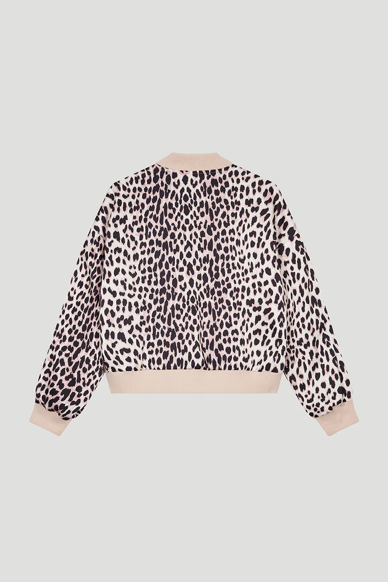 OH APRIL Wendejacke "SAL"- leo / soft beige