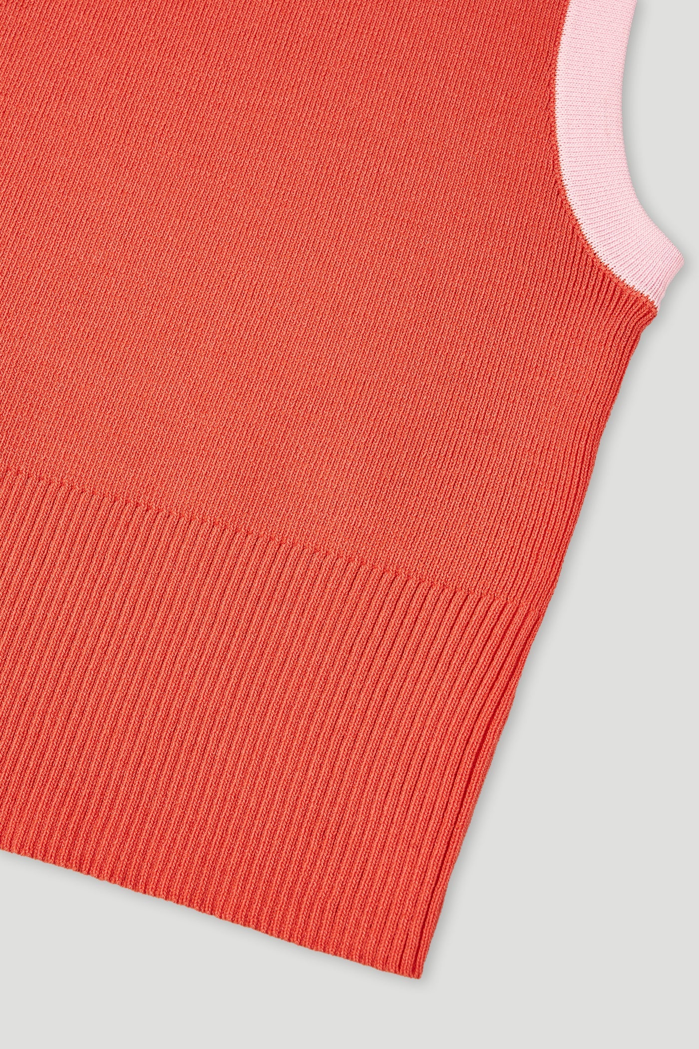 OH APRIL Turtleneck Top "MORA" - coral