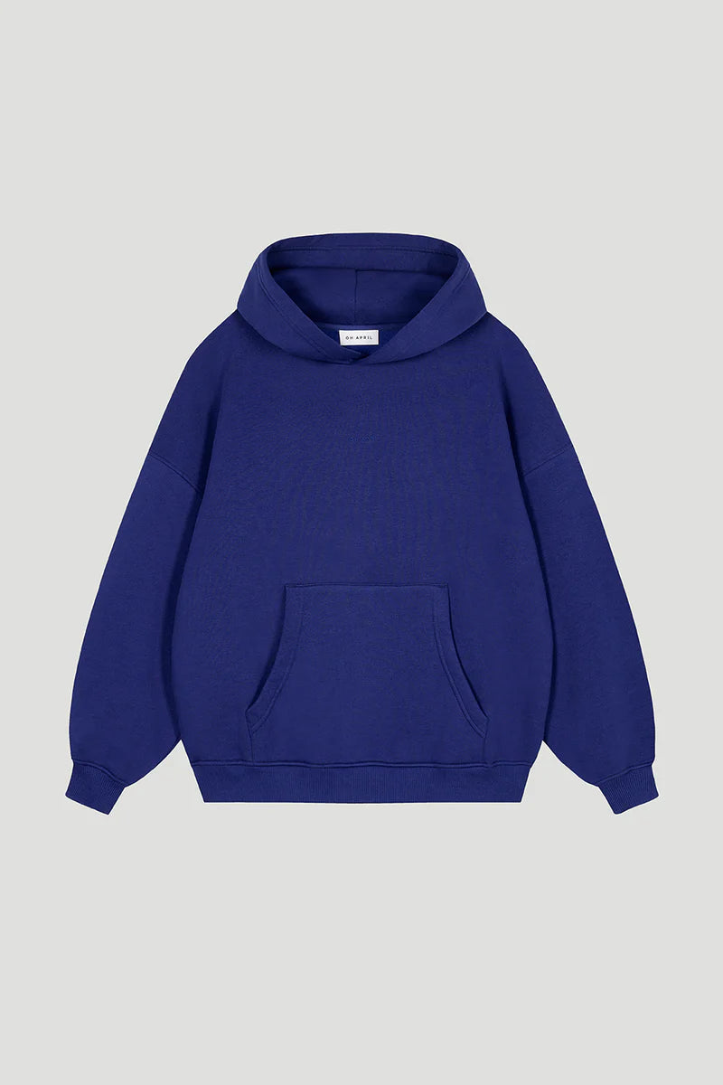 OH APRIL Boyfriend Hoodie - royal blue