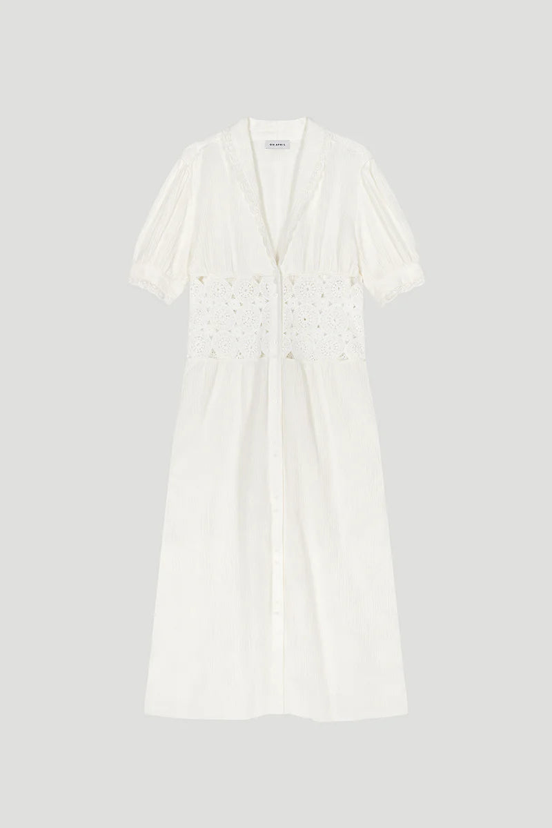 OH APRIL Kleid „WESTLEY DRESS“ - off white