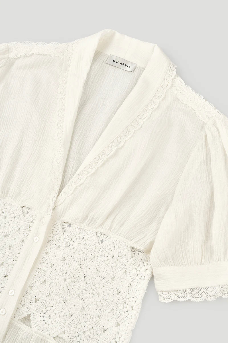 OH APRIL Kleid „WESTLEY DRESS“ - off white