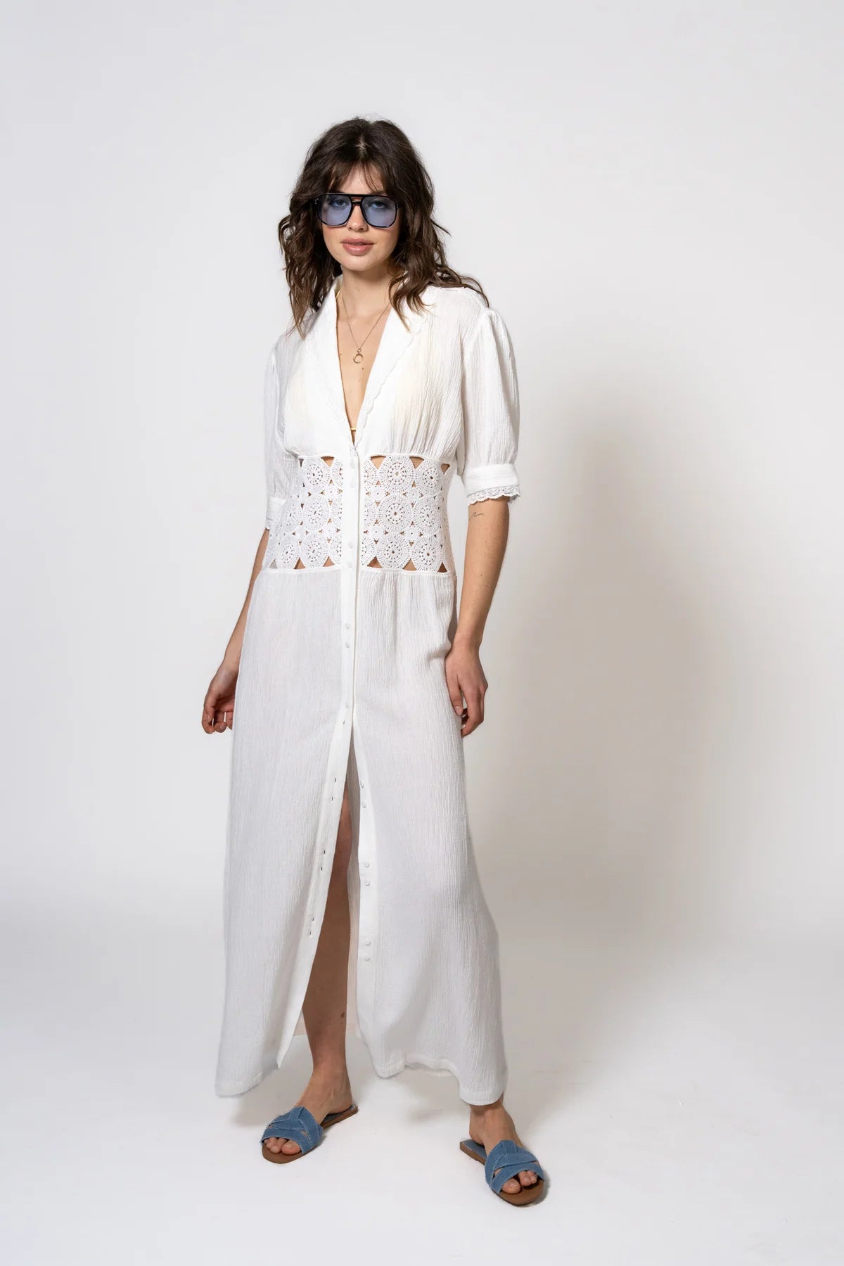 OH APRIL Kleid „WESTLEY DRESS“ - off white