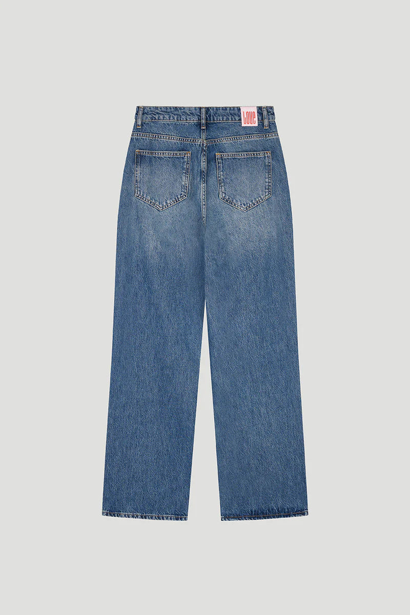 OH APRIL Jeans „LILY DENIM PANTS“ - mid blue