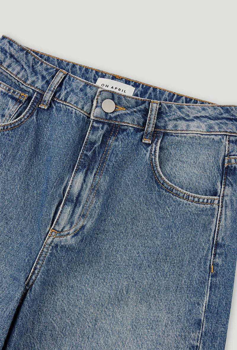 OH APRIL Jeans „LILY DENIM PANTS“ - mid blue