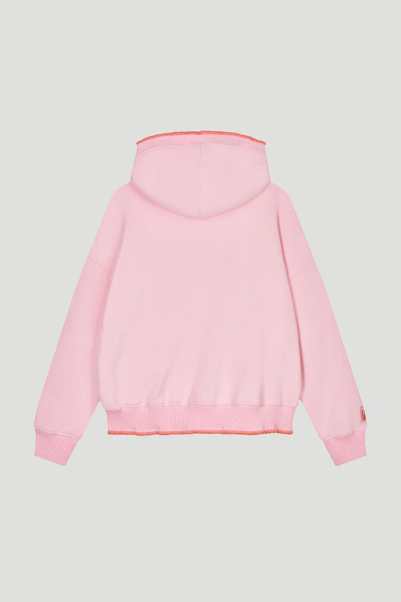 OH APRIL Zipper Hoodie “BELO” - soft blush