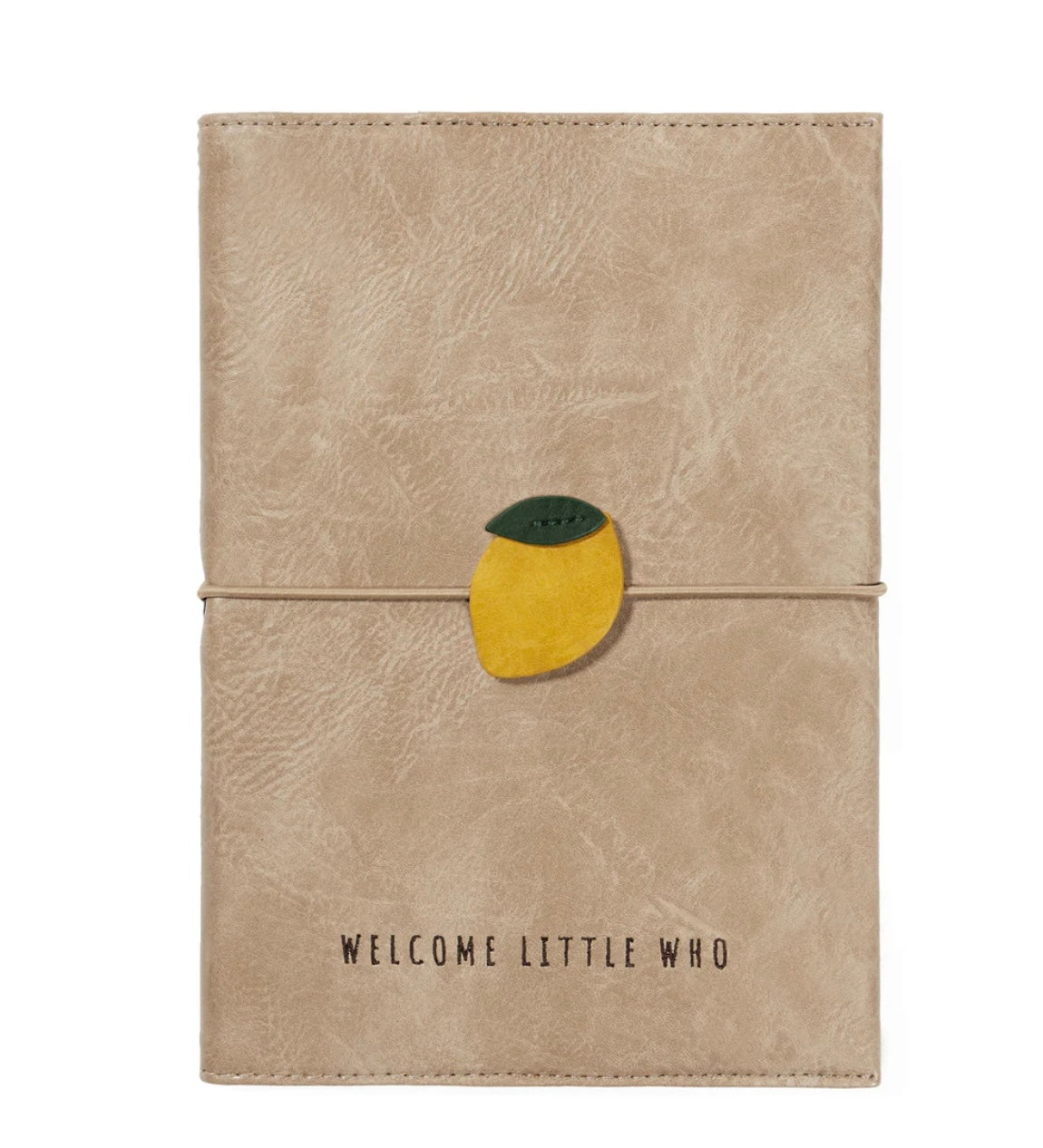 LITTLE WHO - U-Heft Hülle „Zitrone“