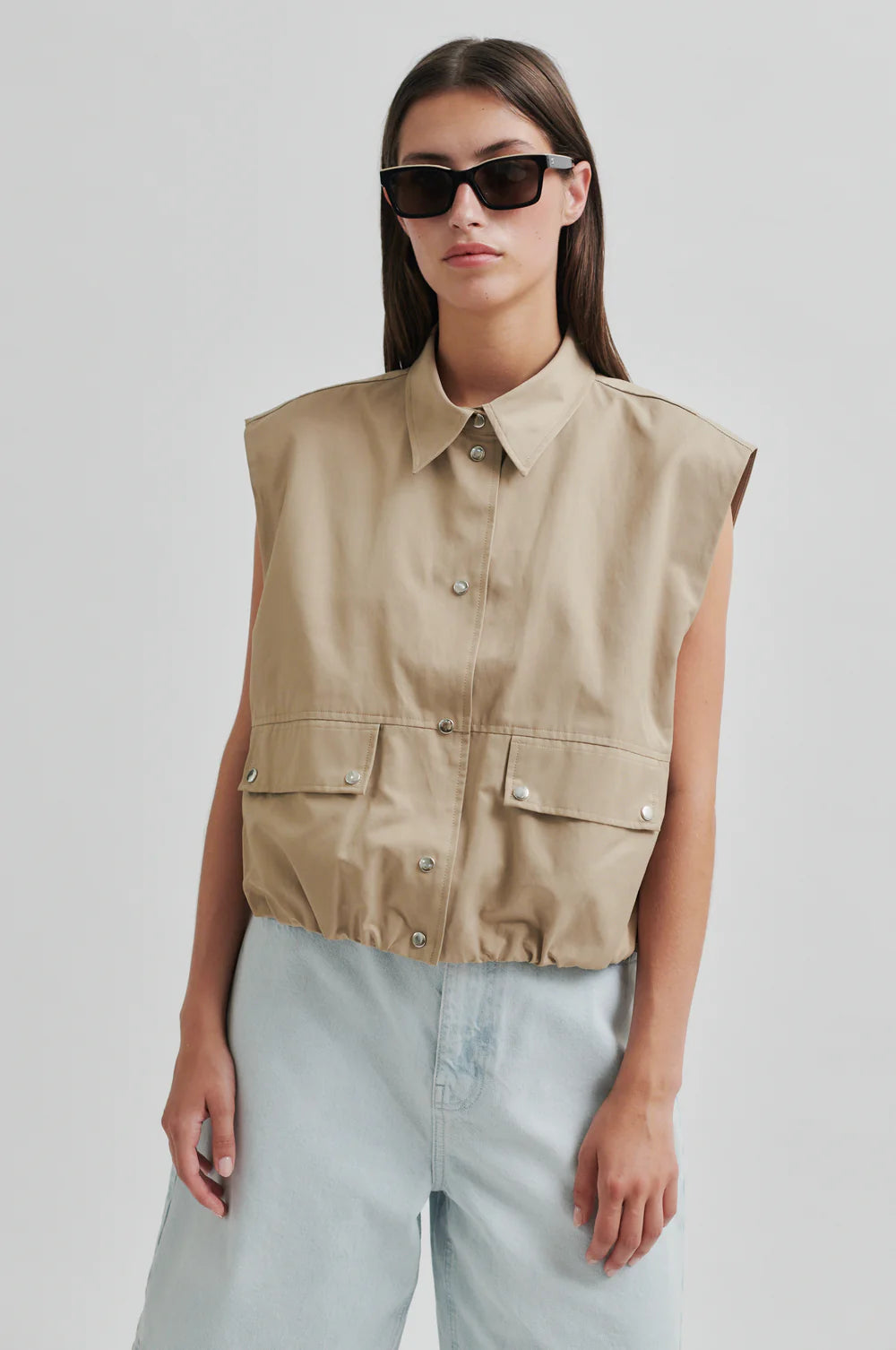 SECOND FEMALE „Merca Waistcoat“ - beige