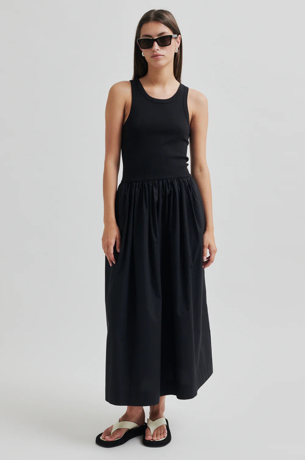 SECOND FEMALE „Nulana Dress“ - schwarz