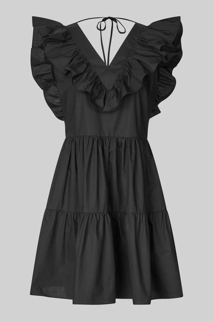 SECOND FEMALE „Zana Dress“ - schwarz