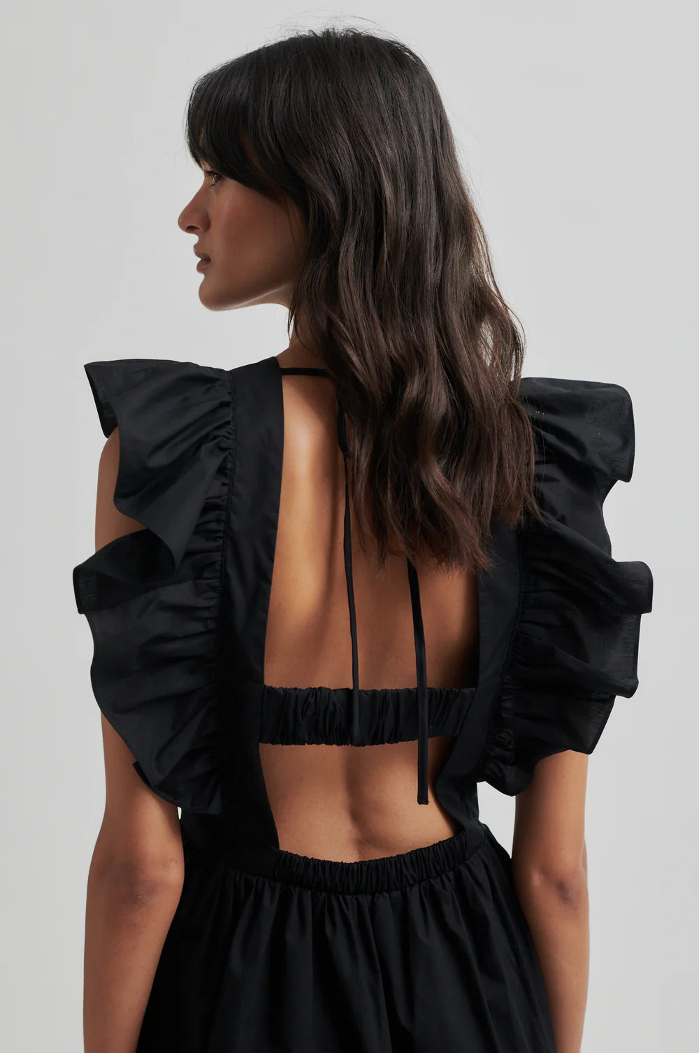 SECOND FEMALE „Zana Dress“ - schwarz