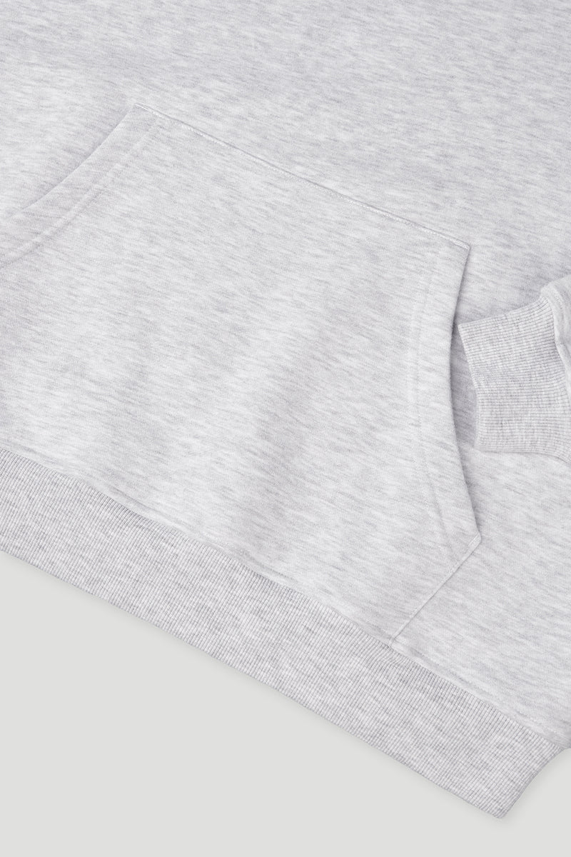 OH APRIL BF Hoodie „Fluffy“ - grey melange