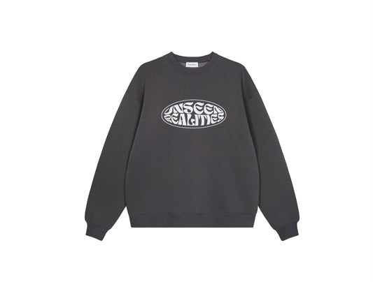 OH APRIL Oversized Sweater „Realities“ - Anthracite