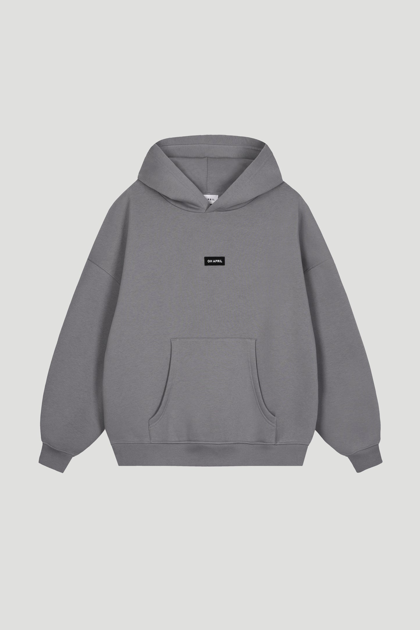 OH APRIL Essentials Boyfriend Hoodie  - dark grey