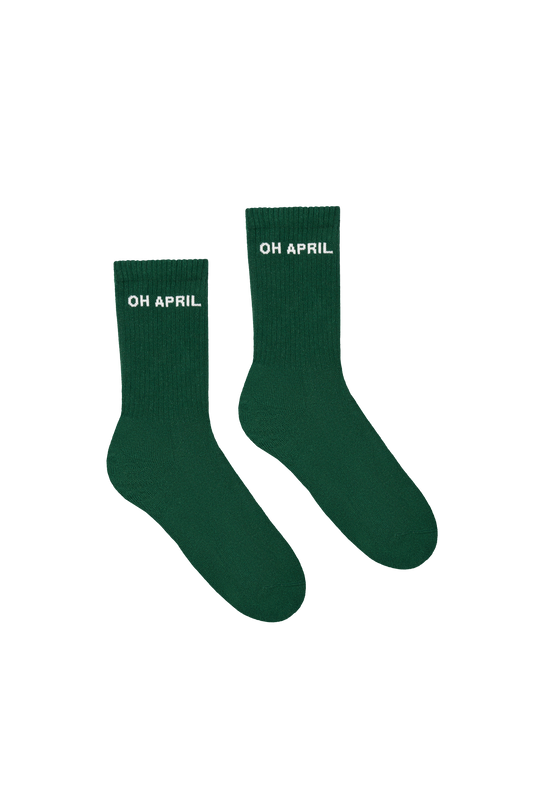 OH APRIL - Tennissocken „Steffi“ in forest green