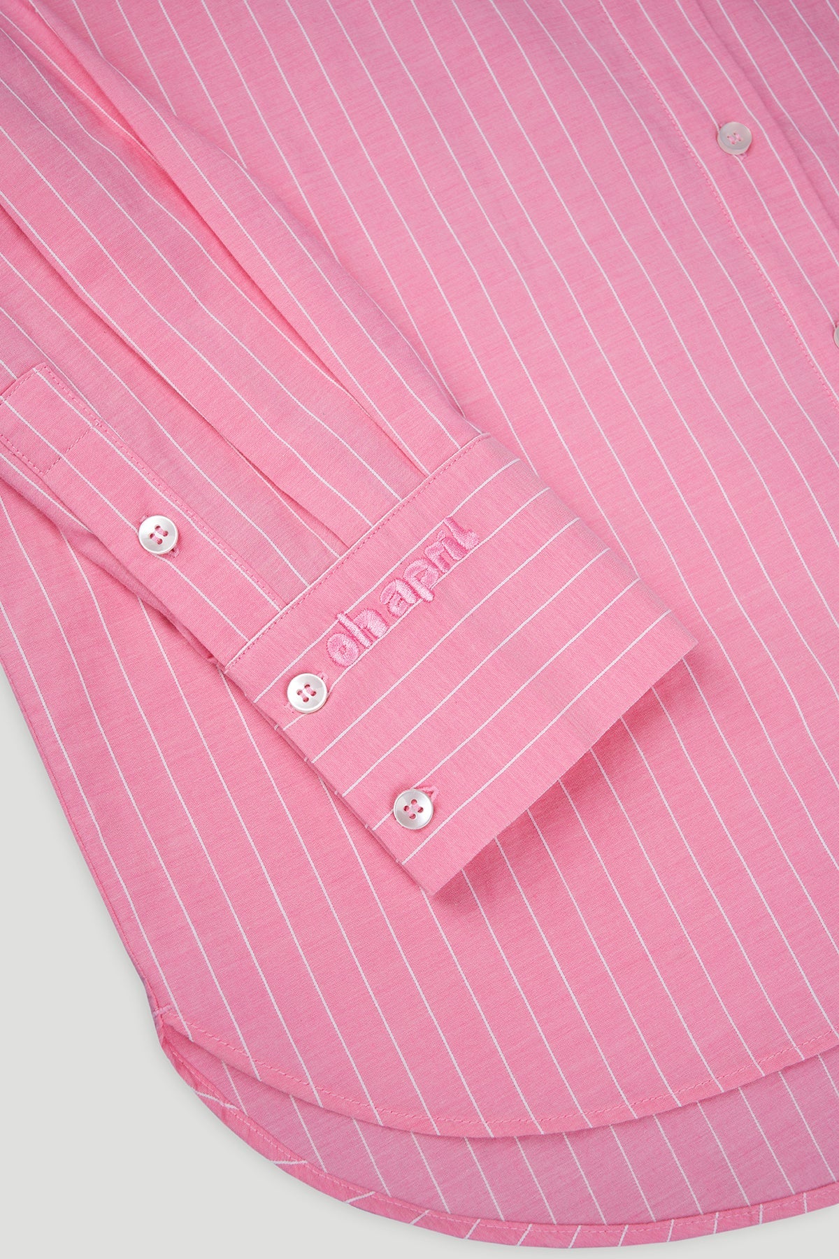 OH APRIL “Nia Button Up Shirt“ - deep pink