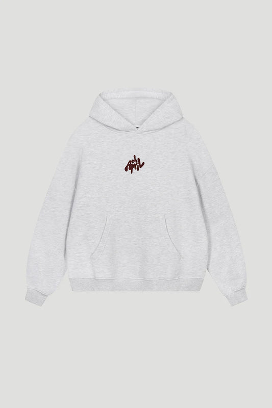 OH APRIL BF Hoodie „Fluffy“ -  grey melange