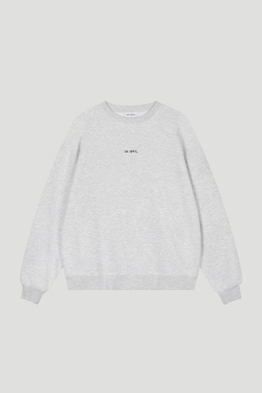 OH APRIL Oversized Sweater „Magic“ - grey melange