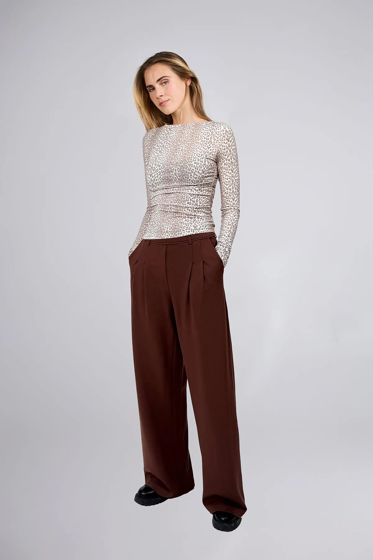 OH APRIL - MIRI WIDE LEG PANTS